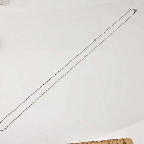 Pt850プラチナ　喜平　ネックレス　 極細タイプ 楽天市場】Pt850 プラチナ 喜平 ネックレス 幅3.0mm 6面ダブル