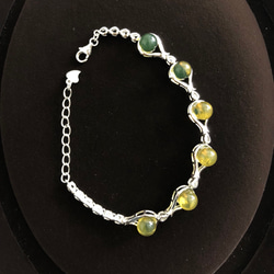 タンザナイト ブレスレット 上品質 ぽよよん ポジティブに変換してくれる】一点物 タンザナイト ブレスレット 7mm