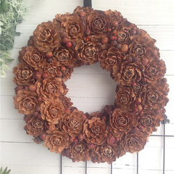 秋リース シダーローズ リース miyu60 通販 6153207｜Creema(クリーマ)