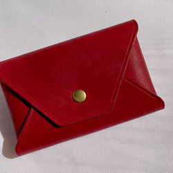 Envelope Card Case / 　Sabbia_RED 1枚目の画像