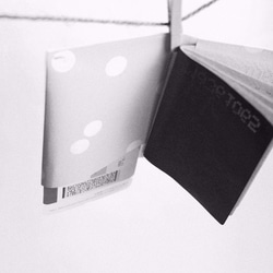 小さな白い黒い斑点。幾何学的なパスポートセット 2枚目の画像
