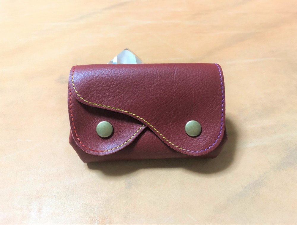 ルーズ財布　赤