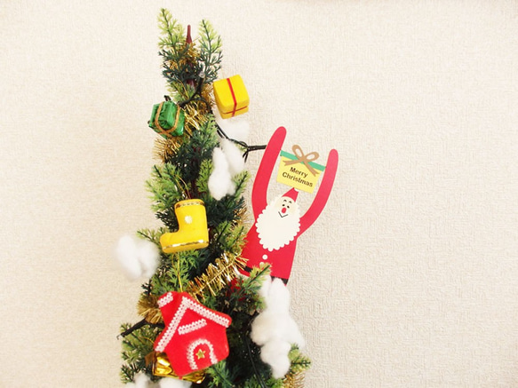 【クリスマスカード2枚セット】スラックリーカード サンタクロースセット 5枚目の画像