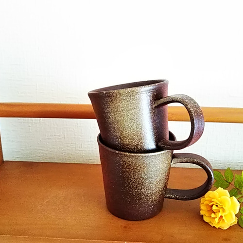 creema限定セット》備前焼 ペア マグカップ マグカップ aco 通販