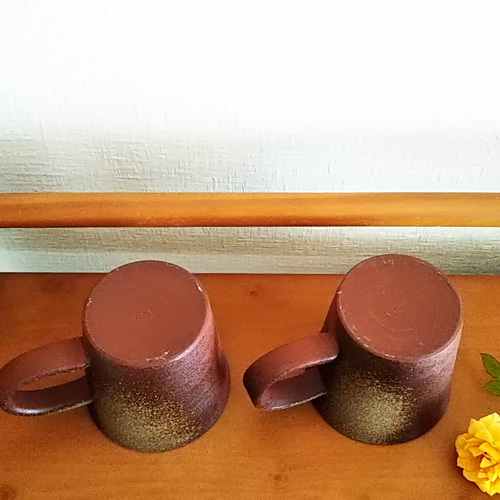 creema限定セット》備前焼 ペア マグカップ マグカップ aco 通販