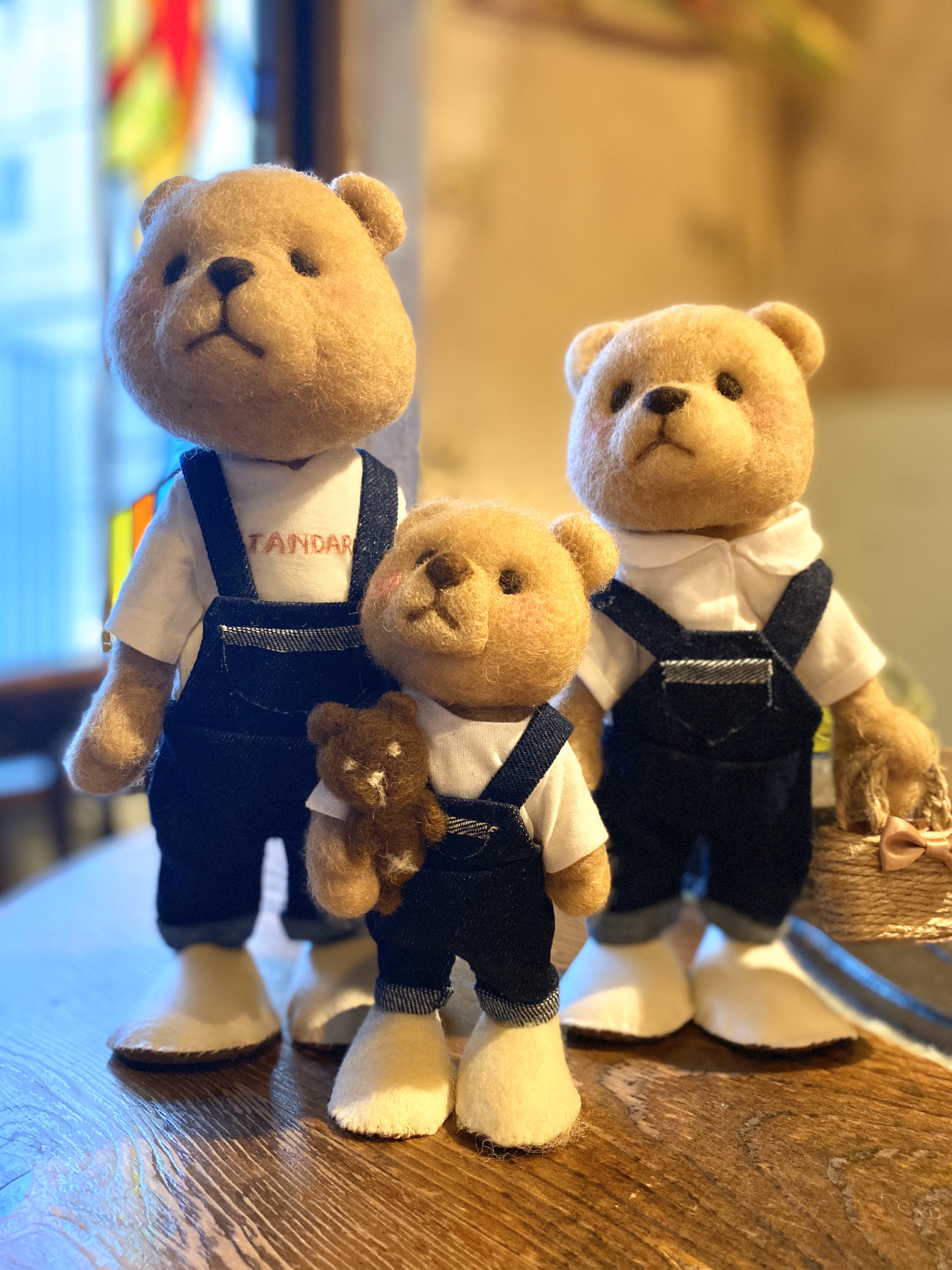 ハーン社　クマの親子のお人形 ハーン社 クマの親子のお人形 【公式通販】