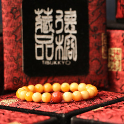 德榕藏品｜天然緬甸黃玉手珠 火焰紋南紅瑪瑙隔珠 8mm 蜜蠟色 手珠 串珠設計 手鍊 手環 玉石 珠寶設計 第5張的照片