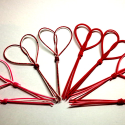 宗介のママ　水引パーツ　ハート他 ハートの水引 8個セット その他ラッピング用品 cotoka 通販 3398885