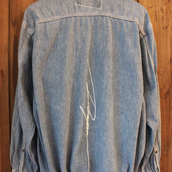 Remade Chambray Coach Shirt 4枚目の画像