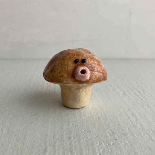 しいたけ きのこ 食べ物 陶器 置物 その他置物 mio_cera 通販 11891318