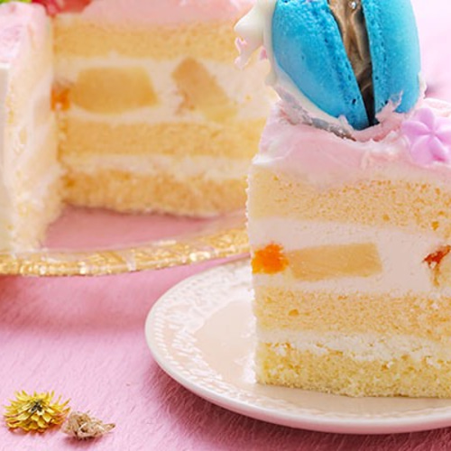 ジュエルマカロンタワーケーキ 5号 ケーキ milkymoco 通販