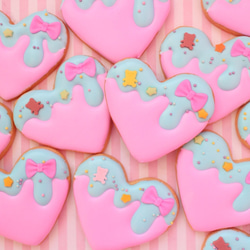 【期間限定】バレンタインクッキー ハートのアイシングクッキー 2枚目の画像