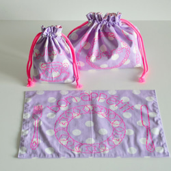 紫（パープル） 弁当袋 のおすすめ人気通販｜Creema(クリーマ