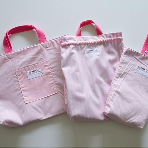 入園入学準備グッズ♡3点セット♡カウ柄✖️くすみパープル 入学グッズ三点セット 牛柄 入園準備 入園グッズ 入学グッズ