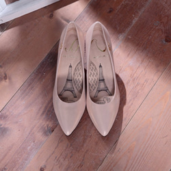 Cinderella-フアリ朱ライトピンク - 革ハイヒールの靴を指摘 7枚目の画像