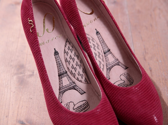 Bella-ファッション赤 - マイクロ革ハイヒールの靴を指摘しました 7枚目の画像