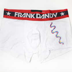 一点物FRANK DANDY×PEDコラボアート メンズ用ボクサーパンツ　蛇 2枚目の画像