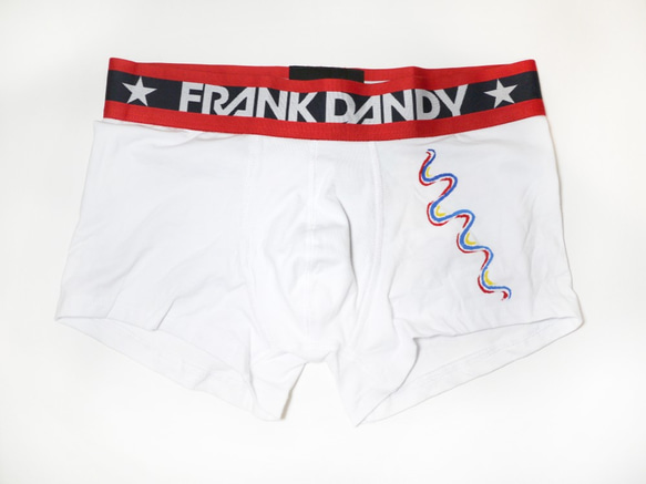 一点物FRANK DANDY×PEDコラボアート メンズ用ボクサーパンツ　蛇 2枚目の画像