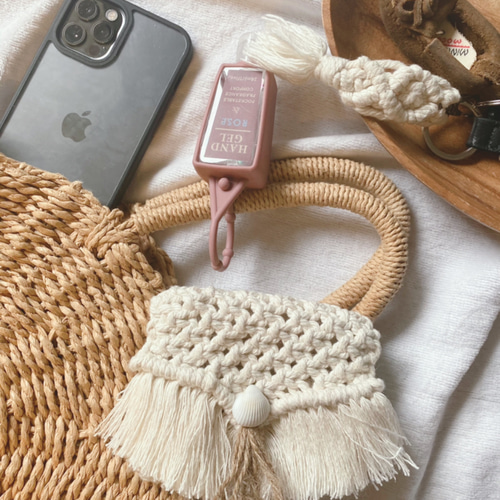 マクラメの夏なポケットティッシュケース ポーチ ポーチ Nikki bridal