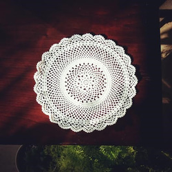 ［受注製作］crochet doily＊花 2枚目の画像