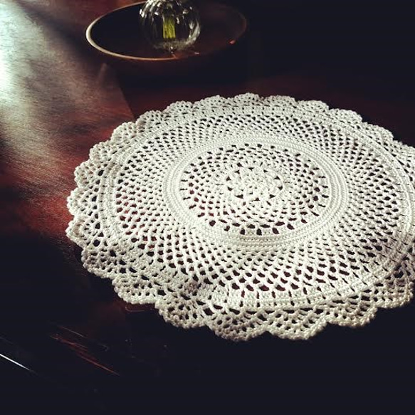 ［受注製作］crochet doily＊花 4枚目の画像