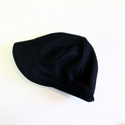 DEERCAP | FLANNEL WOOL c/#BLACK【S:50~55cm】 3枚目の画像