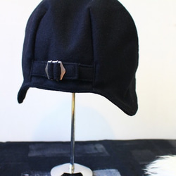 DEERCAP | FLANNEL WOOL c/#BLACK【S:50~55cm】 9枚目の画像