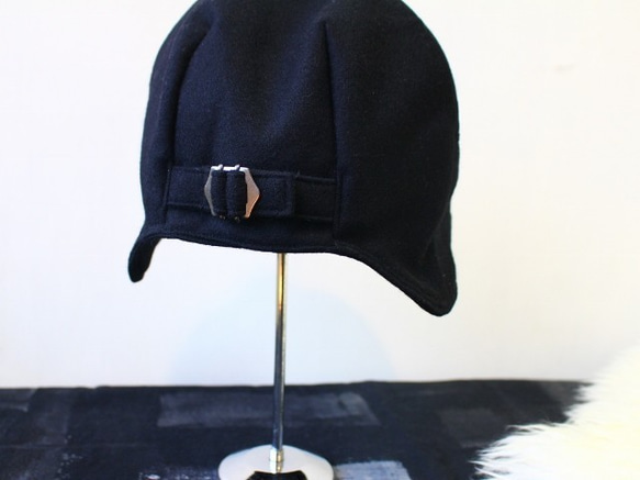 DEERCAP | FLANNEL WOOL c/#BLACK【S:50~55cm】 9枚目の画像