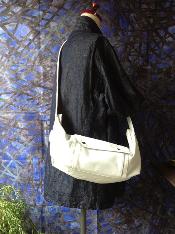 売約済再販：Valkoinen Shoulder Bag/白を育てるかばん 2枚目の画像