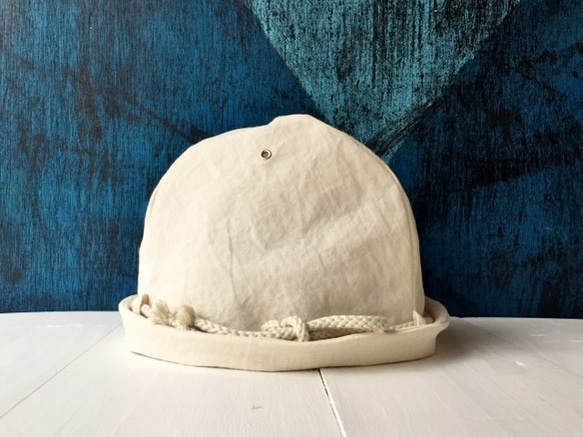 LINEN ROPE HELMA HAT | OFFWHITE【L】 4枚目の画像