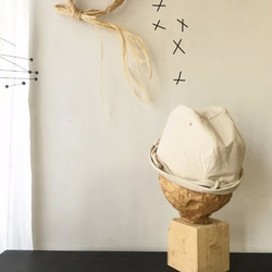 LINEN ROPE HELMA HAT | OFFWHITE【L】 3枚目の画像