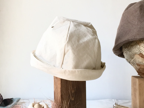 LINEN ROPE HELMA HAT | OFFWHITE【L】 2枚目の画像