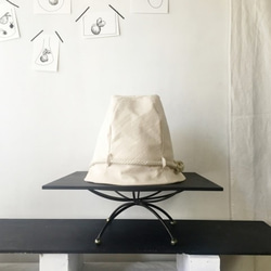 LINEN ROPE HELMA HAT | OFFWHITE【L】 8枚目の画像