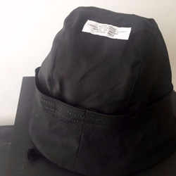 LINEN ROPE HELMA HAT | BLACK【M】 7枚目の画像