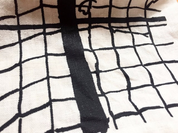 DRAWSTRING BAG｜LINEN 4枚目の画像