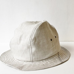 ABOA HAT | LINEN st.BK 58.0/ONESIZEFIT リネン ハット 4枚目の画像