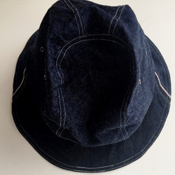 ”washed" ABOA HAT | 8oz×12oz KOJIMADENIM 58cm ONE SIZE FIT 5枚目の画像