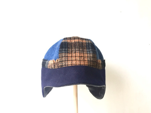 ”onlyone"combi DEERCAP｜KOLT 【M】サーミ民族衣装風 異素材コンビキャップ*コルト 4枚目の画像