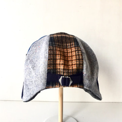 ”onlyone"combi DEERCAP｜KOLT 【M】サーミ民族衣装風 異素材コンビキャップ*コルト 5枚目の画像