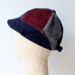 ”onlyone"combi DEERCAP | WINE LEATHER 【L】 3枚目の画像