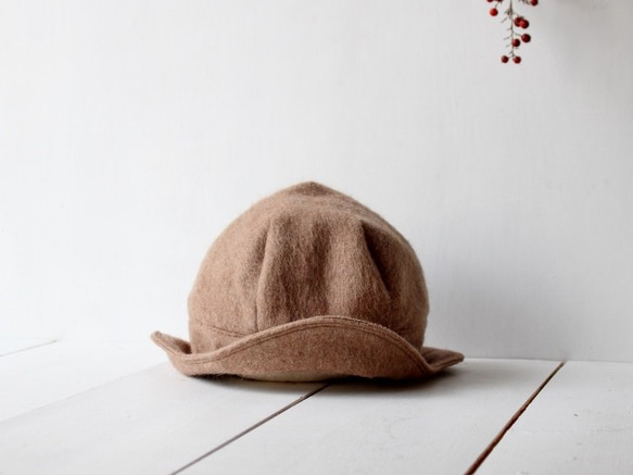 DEERCAP | ALPACAWOOL c/# MOCHA 【M:56~59cm】 1枚目の画像