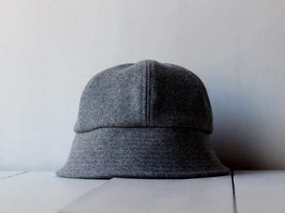 SAILOR HAT ｜ WOOL c/#SILVERGRAY【56~59cm】 2枚目の画像