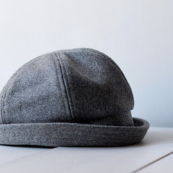 SAILOR HAT ｜ WOOL c/#SILVERGRAY【56~59cm】 3枚目の画像