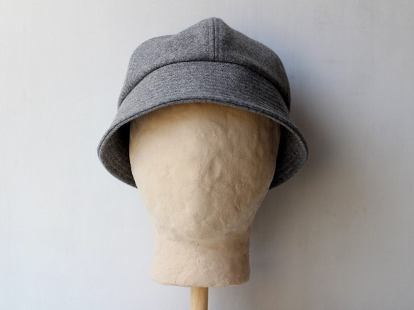 SAILOR HAT ｜ WOOL c/#SILVERGRAY【56~59cm】 7枚目の画像