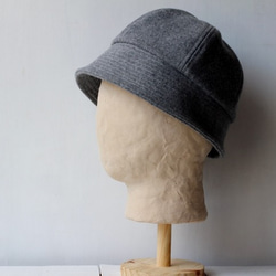 SAILOR HAT ｜ WOOL c/#SILVERGRAY【56~59cm】 8枚目の画像