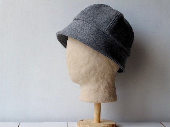 SAILOR HAT ｜ WOOL c/#SILVERGRAY【56~59cm】 8枚目の画像