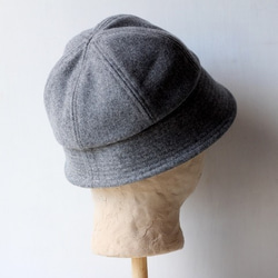 SAILOR HAT ｜ WOOL c/#SILVERGRAY【56~59cm】 9枚目の画像