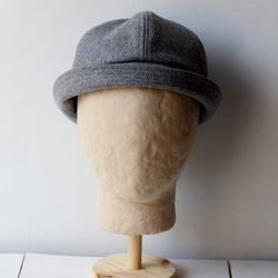 SAILOR HAT ｜ WOOL c/#SILVERGRAY【56~59cm】 10枚目の画像