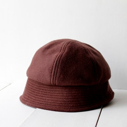 SAILOR HAT ｜ CASHMEREWOOL c/#CHOCOLATE【56~59cm】 6枚目の画像