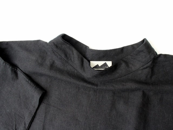 SMOCKNECK | COTTONLINEN c/#BLACK 4枚目の画像